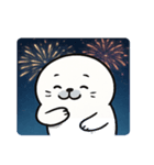 花火のアザラシ@SFW（個別スタンプ：23）