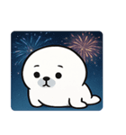 花火のアザラシ@SFW（個別スタンプ：24）