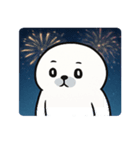 花火のアザラシ@SFW（個別スタンプ：30）