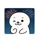 花火のアザラシ@SFW（個別スタンプ：31）