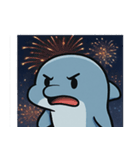 花火のイルカ@SFW（個別スタンプ：2）
