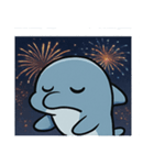 花火のイルカ@SFW（個別スタンプ：7）
