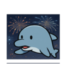 花火のイルカ@SFW（個別スタンプ：11）
