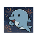 花火のイルカ@SFW（個別スタンプ：15）