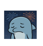花火のイルカ@SFW（個別スタンプ：19）