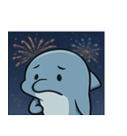 花火のイルカ@SFW（個別スタンプ：20）