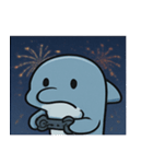 花火のイルカ@SFW（個別スタンプ：24）