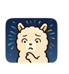 花火のアルパカ2@SFW（個別スタンプ：4）