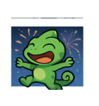 花火カメレオン2@SFW（個別スタンプ：11）