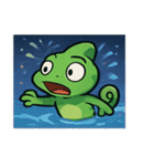 花火カメレオン2@SFW（個別スタンプ：16）