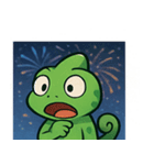 花火カメレオン2@SFW（個別スタンプ：20）