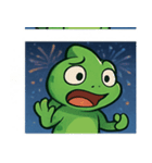 花火カメレオン2@SFW（個別スタンプ：21）