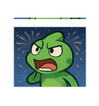 花火カメレオン2@SFW（個別スタンプ：22）