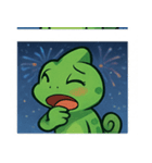 花火カメレオン2@SFW（個別スタンプ：23）