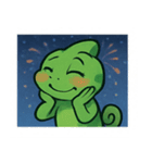 花火カメレオン2@SFW（個別スタンプ：27）