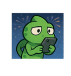 花火カメレオン2@SFW（個別スタンプ：29）