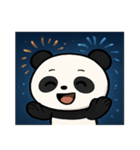 花火パンダのマジカルナイト@SFW（個別スタンプ：6）