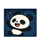 花火パンダのマジカルナイト@SFW（個別スタンプ：11）