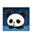 花火パンダのマジカルナイト@SFW（個別スタンプ：12）