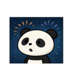 花火パンダのマジカルナイト@SFW（個別スタンプ：17）