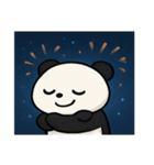 花火パンダのマジカルナイト@SFW（個別スタンプ：27）