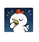 花火ニワトリのマジカルナイト@SFW（個別スタンプ：15）