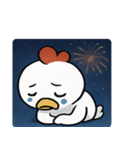 花火ニワトリのマジカルナイト@SFW（個別スタンプ：20）