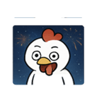 花火ニワトリのマジカルナイト@SFW（個別スタンプ：22）