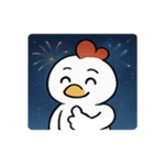 花火ニワトリのマジカルナイト@SFW（個別スタンプ：25）