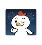 花火ニワトリのマジカルナイト@SFW（個別スタンプ：26）