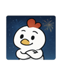 花火ニワトリのマジカルナイト@SFW（個別スタンプ：28）