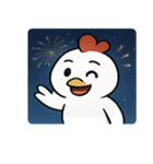 花火ニワトリのマジカルナイト@SFW（個別スタンプ：29）