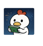 花火ニワトリのマジカルナイト@SFW（個別スタンプ：32）