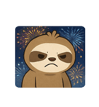 花火ナマケモノのほっこりナイト@SFW（個別スタンプ：2）