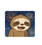 花火ナマケモノのほっこりナイト@SFW（個別スタンプ：3）