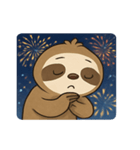 花火ナマケモノのほっこりナイト@SFW（個別スタンプ：7）