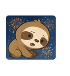 花火ナマケモノのほっこりナイト@SFW（個別スタンプ：12）