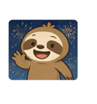 花火ナマケモノのほっこりナイト@SFW（個別スタンプ：16）