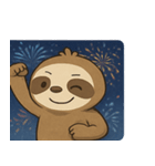 花火ナマケモノのほっこりナイト@SFW（個別スタンプ：20）