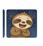 花火ナマケモノのほっこりナイト@SFW（個別スタンプ：22）