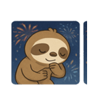 花火ナマケモノのほっこりナイト@SFW（個別スタンプ：23）