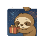 花火ナマケモノのほっこりナイト@SFW（個別スタンプ：25）