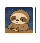 花火ナマケモノのほっこりナイト@SFW（個別スタンプ：31）