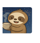 花火ナマケモノのほっこりナイト@SFW（個別スタンプ：32）