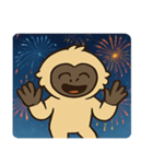 花火テナガザルのわくわくナイト@SFW（個別スタンプ：4）