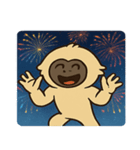 花火テナガザルのわくわくナイト@SFW（個別スタンプ：5）