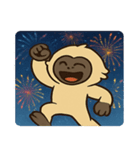 花火テナガザルのわくわくナイト@SFW（個別スタンプ：6）