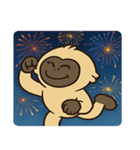 花火テナガザルのわくわくナイト@SFW（個別スタンプ：7）