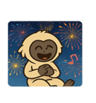 花火テナガザルのわくわくナイト@SFW（個別スタンプ：8）