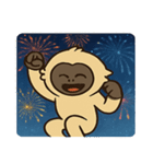 花火テナガザルのわくわくナイト@SFW（個別スタンプ：10）